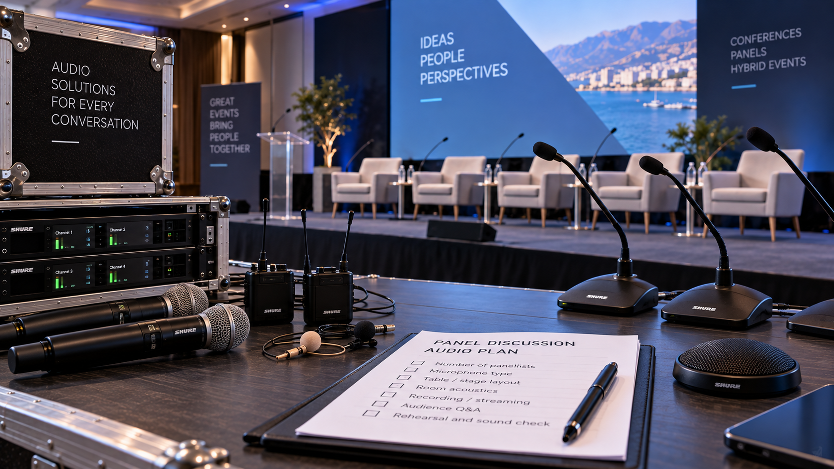 Choosing Microphones for Panel Discussions